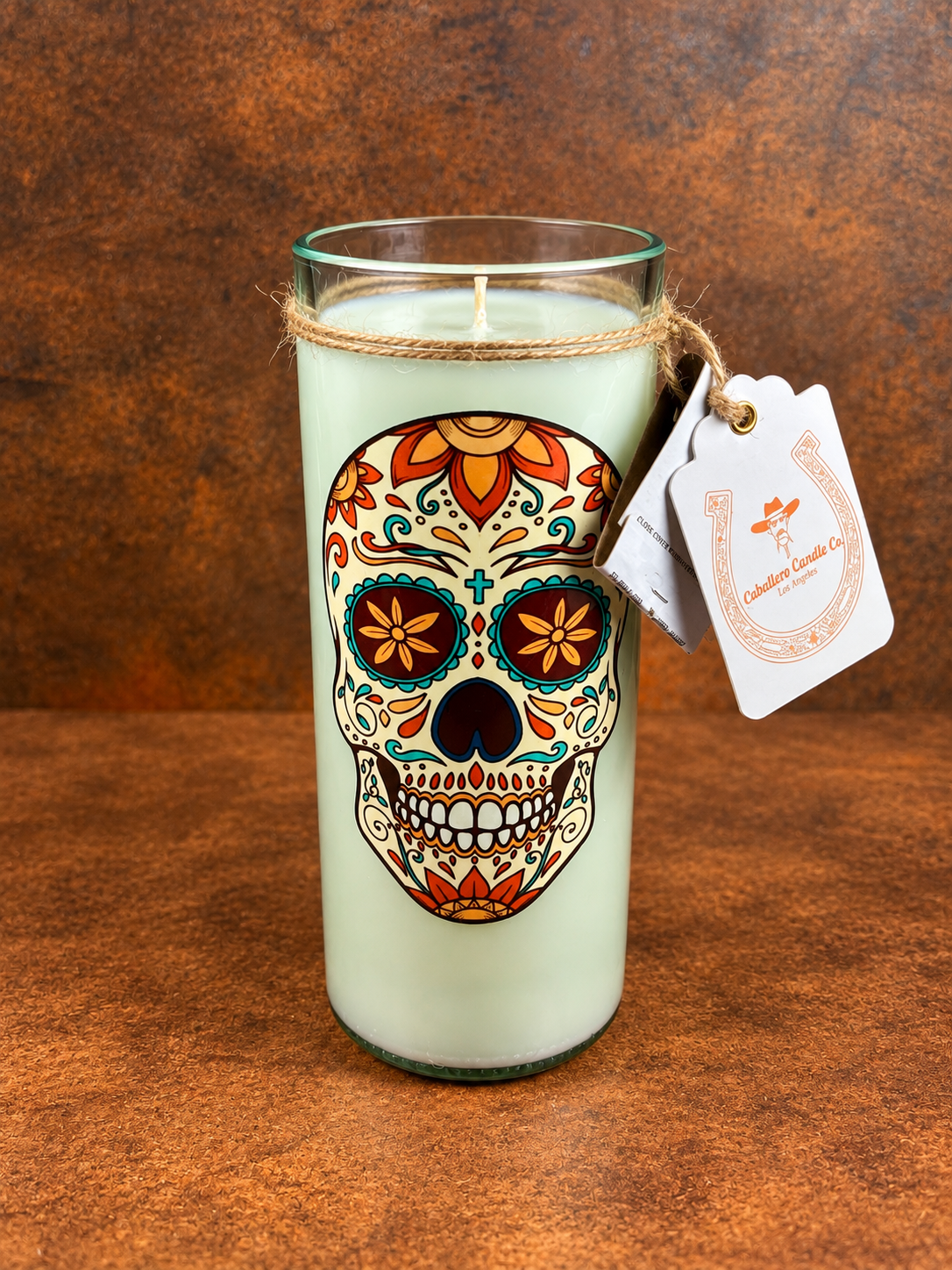 Up-Cycled Bottle - Calavera, 17oz