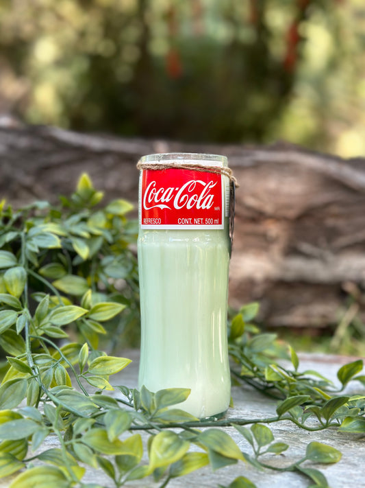 Up-Cycled Bottle - Glass Cola - Medio Litro, 13.5oz